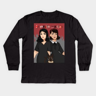 My Favorite Murder: Karen, Georgia, and Elvis Kids Long Sleeve T-Shirt